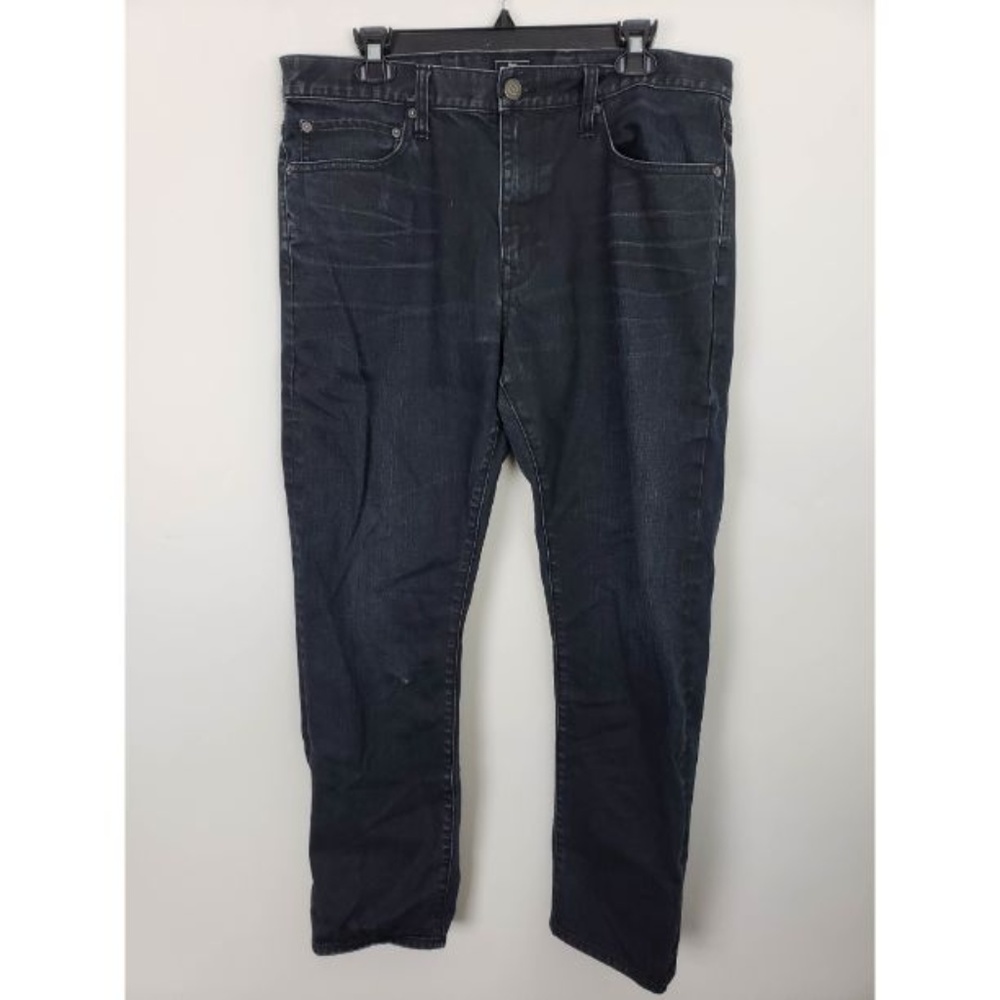 ❤ Gap Slim Straight Leg Black Denim Jean